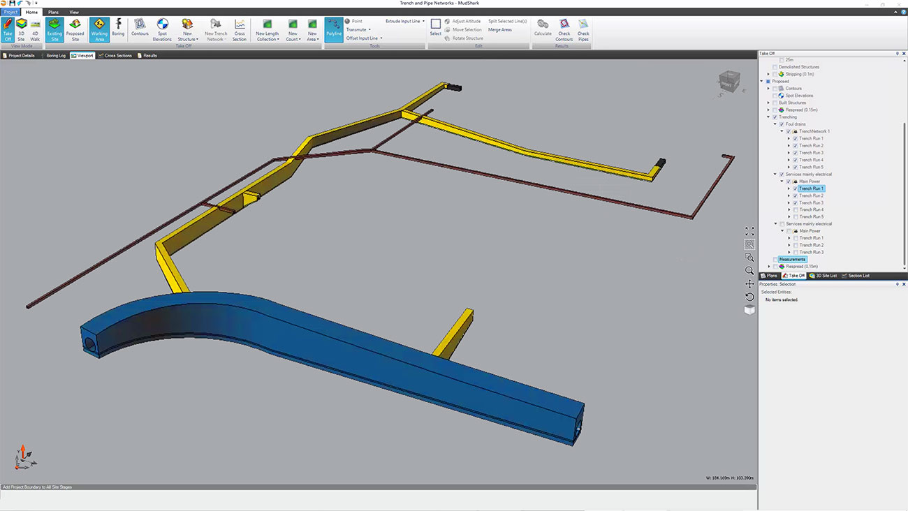 Trench & Pipe Networks